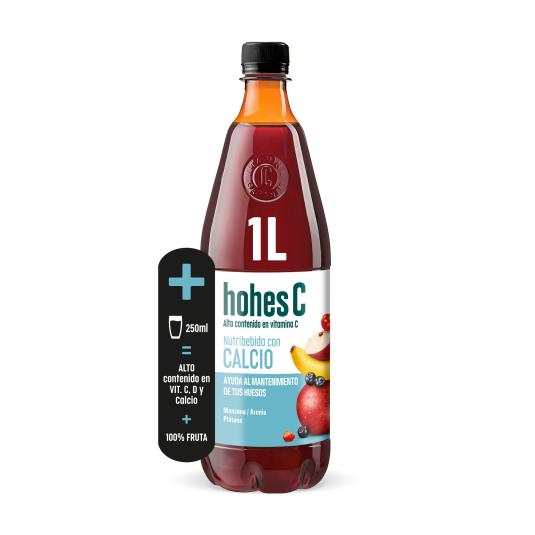 Zumo multifrutas enriquecido con calcio Hohes - 1l