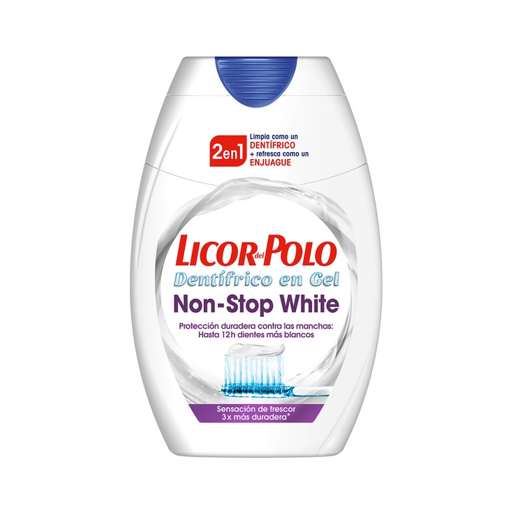 LICOR DEL POLO 2EN1 DENTÍFRICO 75 ML NON STOP WHITE