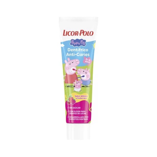Dentífrico junior pepa pig sabor fresa 0 a 6 años 