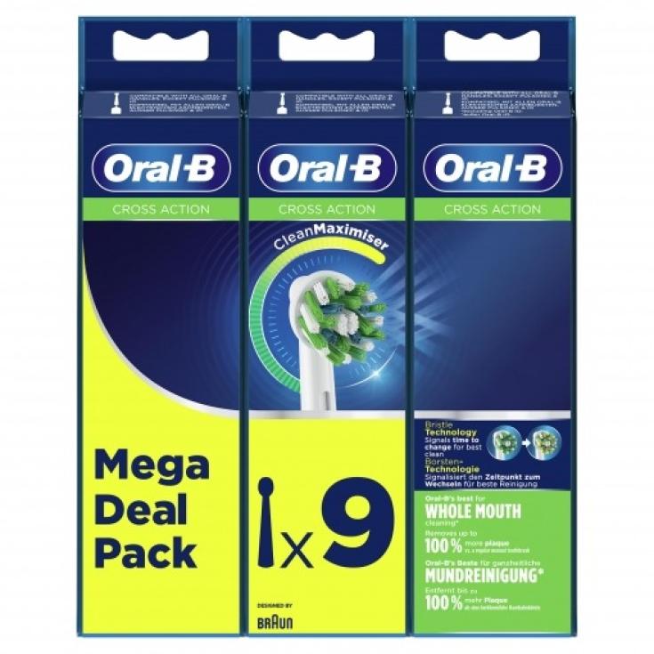 Recambio cross action Oral B - 9 uds