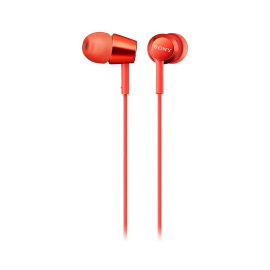 Auriculares Con Micrófono Sony Mdr-ex155ap Rojo