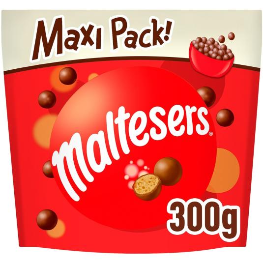 Bolitas de chocolate rellenas de leche - Maltesers - 300g