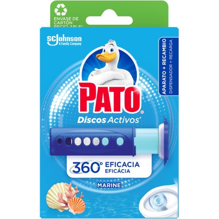 Discos activos de gel frescor marino Aparato + 6 recambios Discos activos de gel frescor marino Aparato + 6 recambios