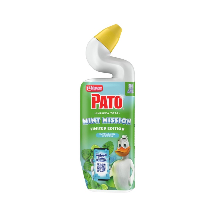 gel sanitário pato mint mission 750ml