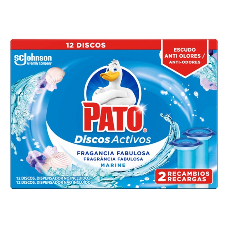 Discos activos WC tropical summer - Pato - aplicador +6 disc - E.leclerc  Soria