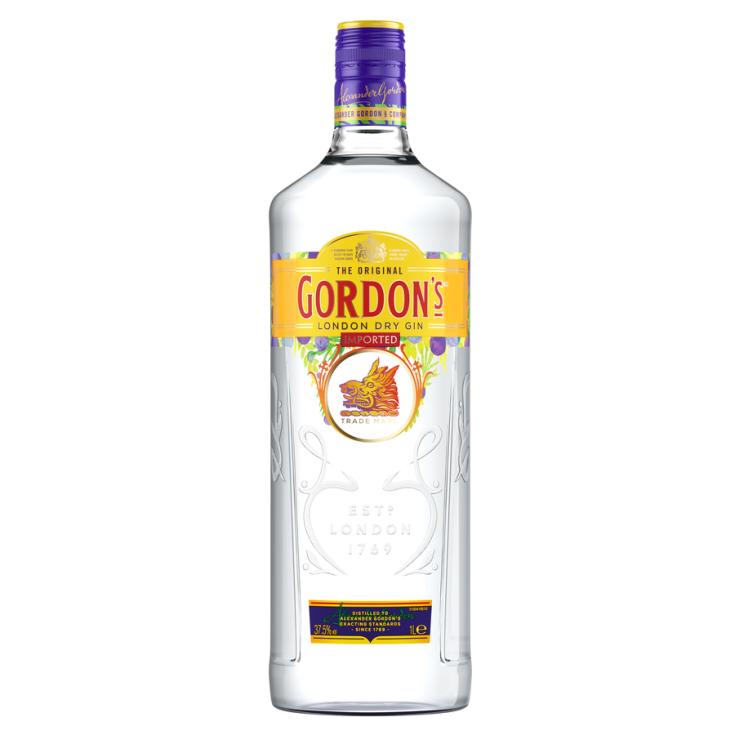 Ginebra dry gin - Gordon's - 1l
