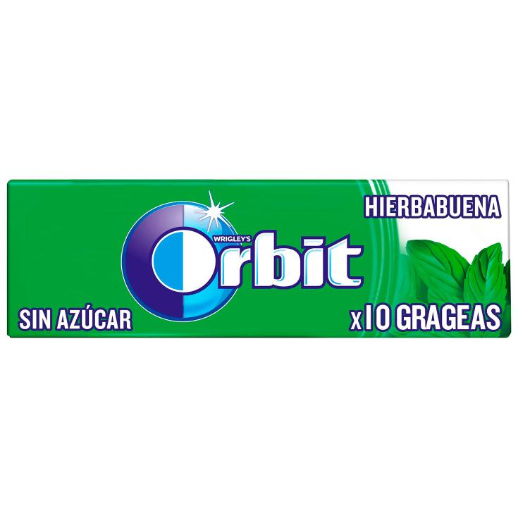 Chicles Sabor Hierbabuena Sin Azúcar - Orbit - 14g