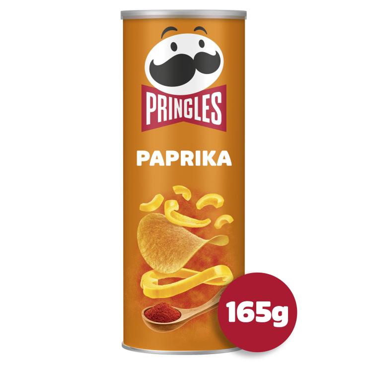 Patatas fritas Paprika Pringles - 165g