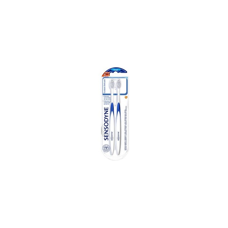 Cepillo dental suave pack 2 unidades