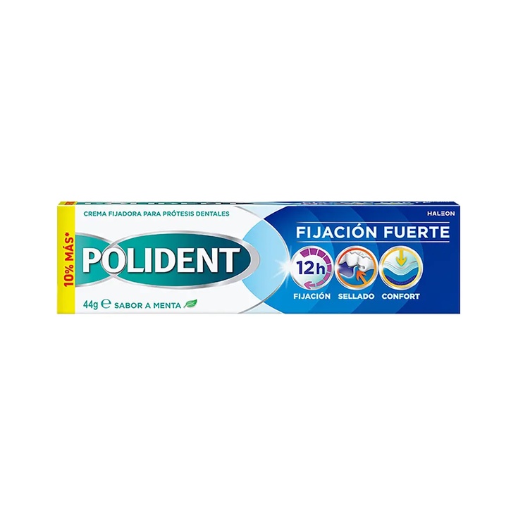 CREMA FIJADORA prótesis dentales fijación fuerte sabor menta