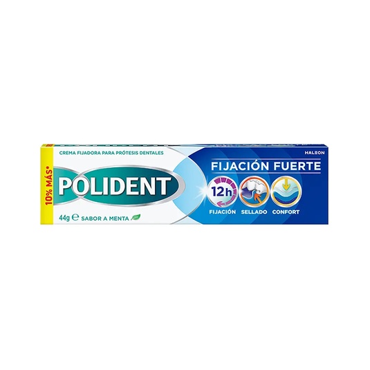 CREMA FIJADORA prótesis dentales fijación fuerte sabor menta