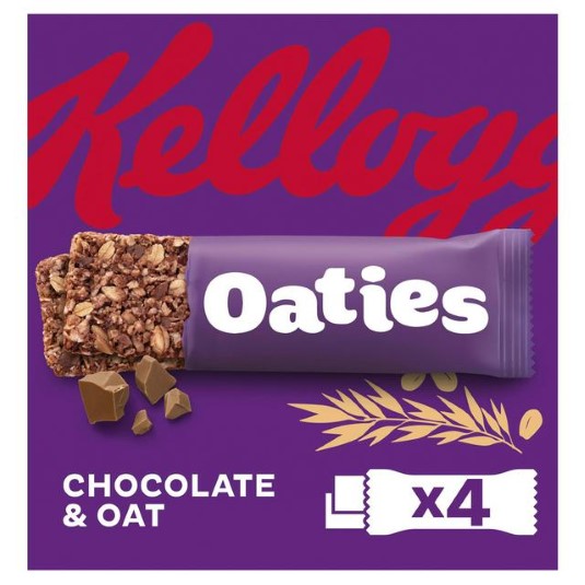 Barritas de avena integrales con chocolate - 4x40g
