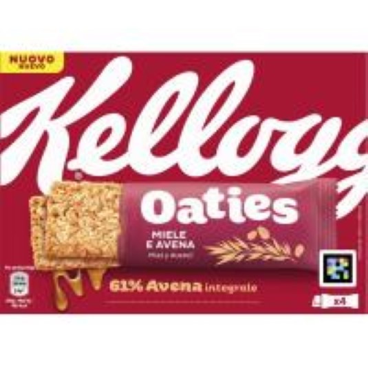 Barritas de avena integrales con miel - 4x40g