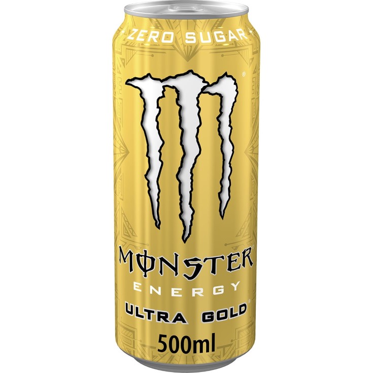 Bebida energética Monster ultra gold zero
