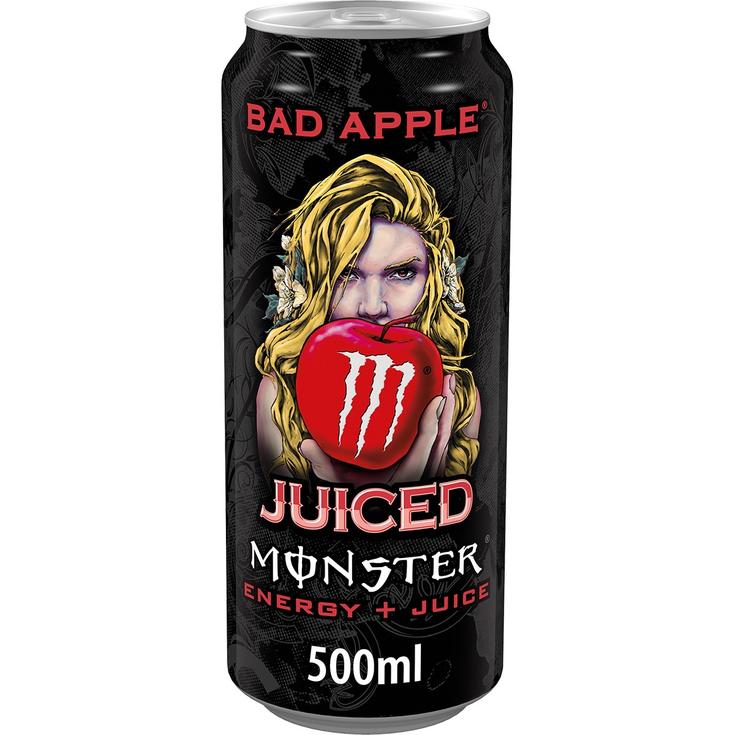 Bebida energética con taurina y ginseng sabor Bad Apple