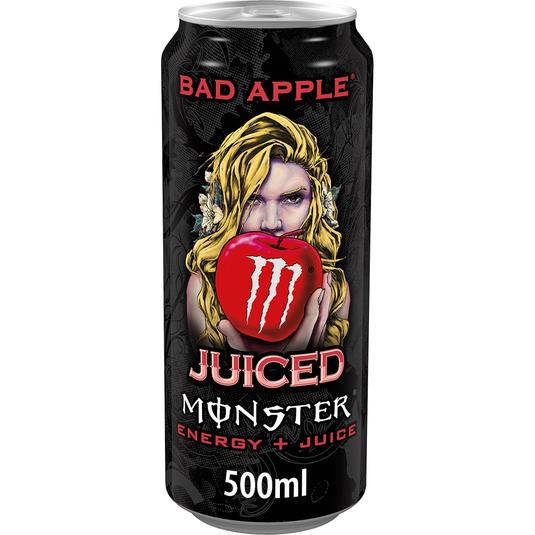 Bebida energética con taurina y ginseng sabor Bad Apple