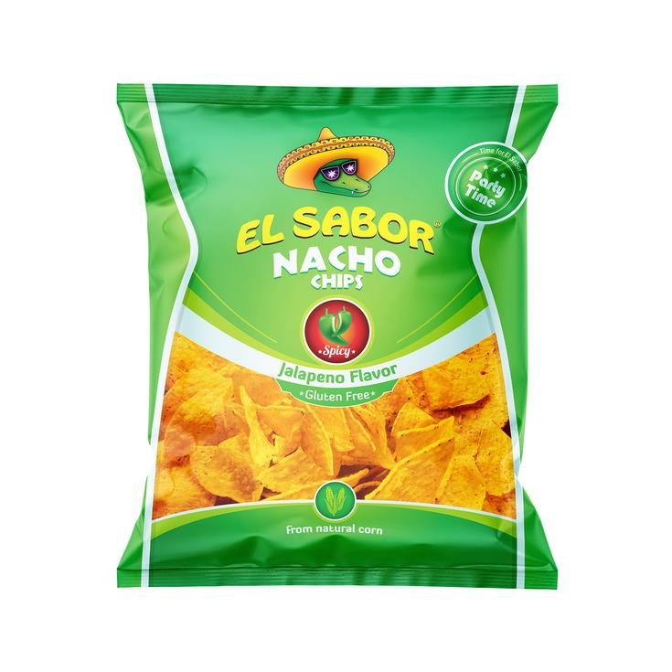 Nacho chips sabor jalapeño
