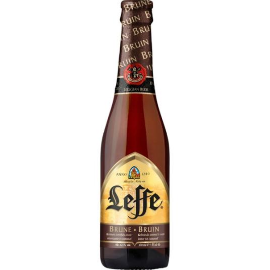 Cerveza belga negra brune - Leffe - 33cl