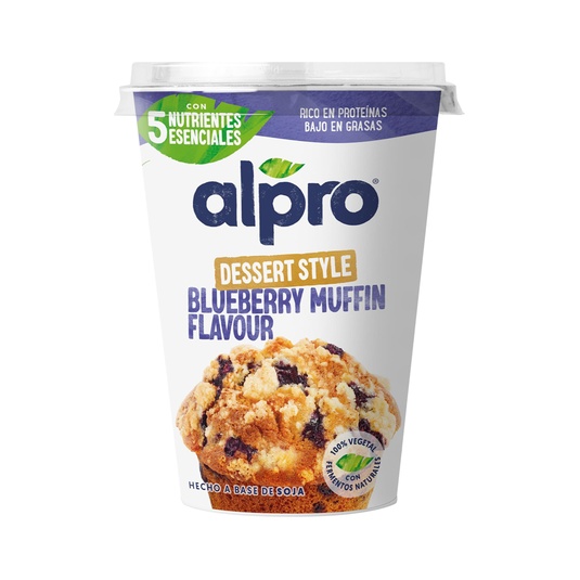 Pot especialidad vegetal de soja sabor a muffin arandanos 