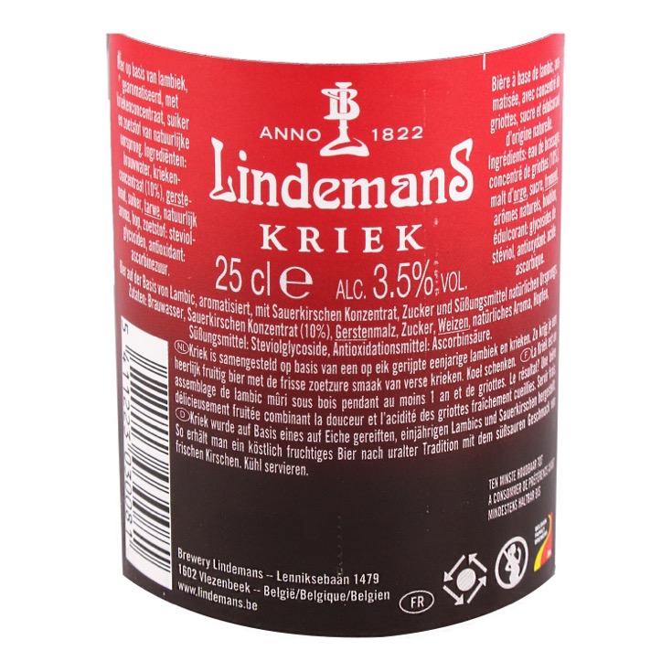 Cerveza Tipo Lambic Cereza 25cl