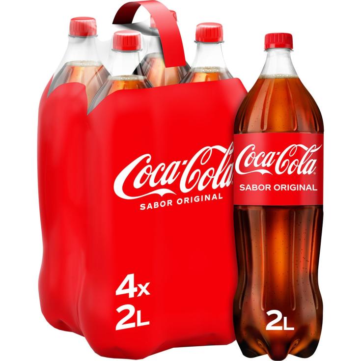 Refresco de cola - Coca-Cola - 4x2l