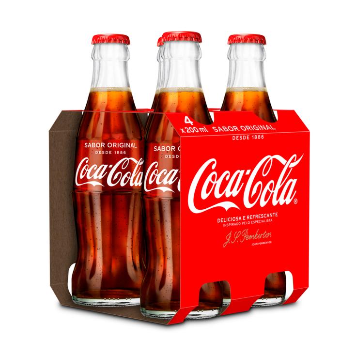 Refresco de cola - Coca-Cola - 4x20cl