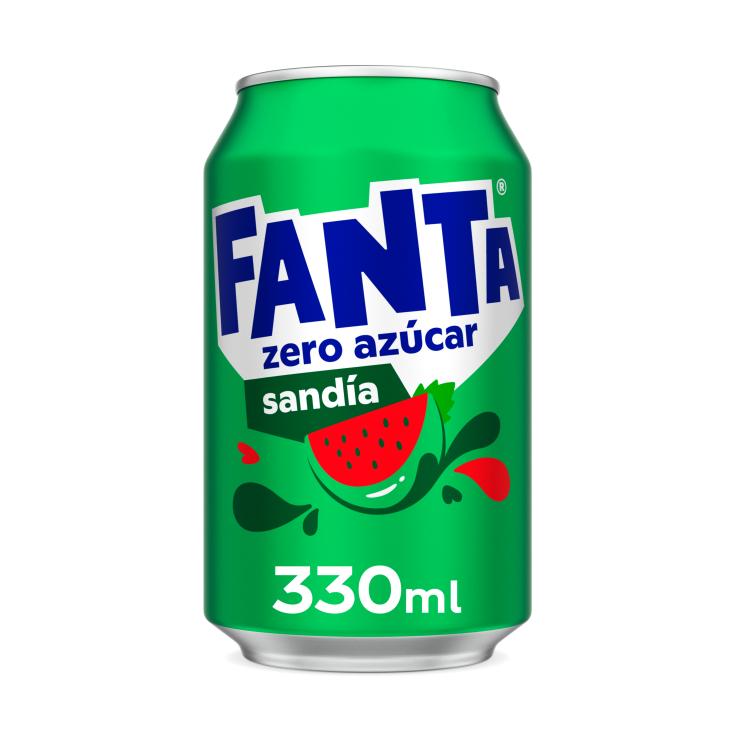 Refresco de Sandía Sin Azúcares Añadidos - Fanta - 33cl