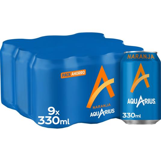 Bebida isotónica sabor naranja - Aquarius - 33cl