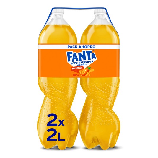 Refresco de Naranja Zero - Fanta - 2x2l