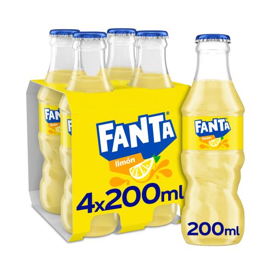 Refresco de Limón - Fanta - 4x20cl