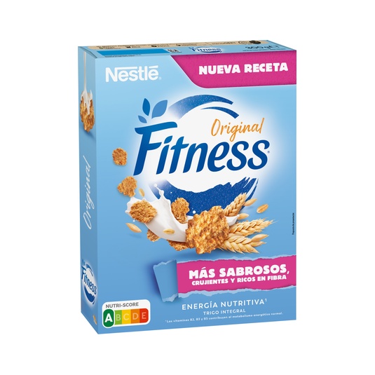 Cereales Nestlé Fitness Original - Copos de trigo integral 