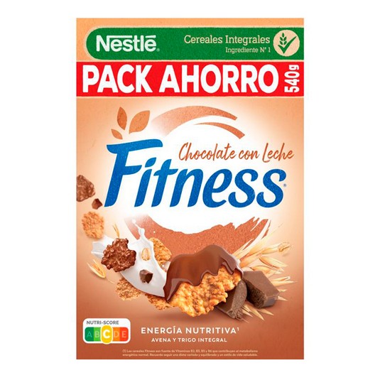 Cereales chocolate con leche - Nestlé Fitness - 540g
