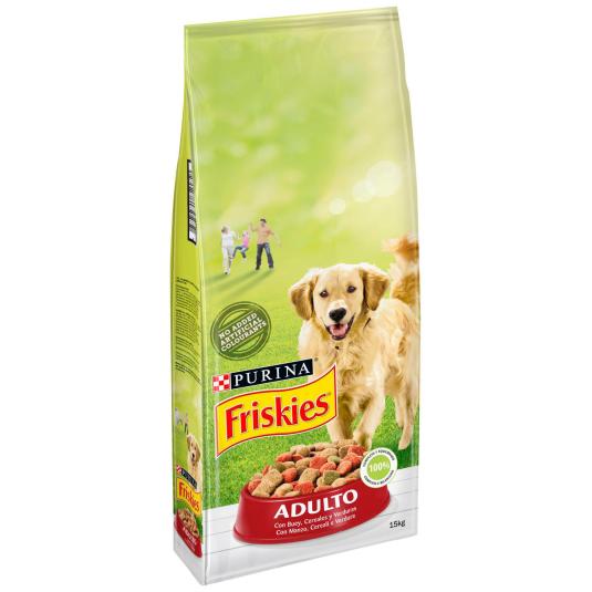 Pienso perro de buey, cereales y verduras - Friskies - 15kg