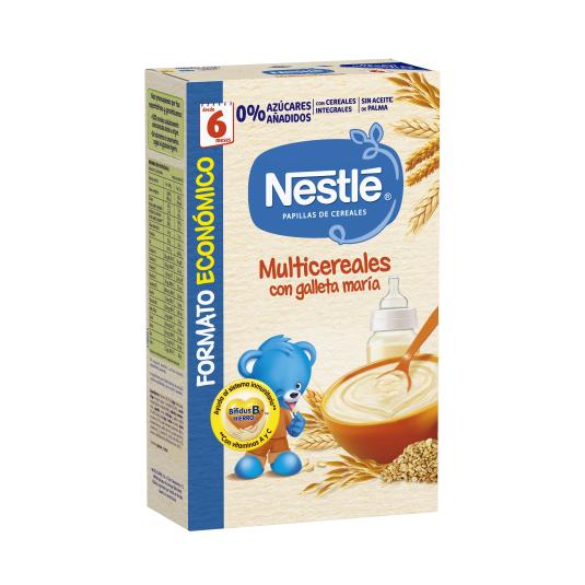 Papilla 8 cereales y galleta María 500g