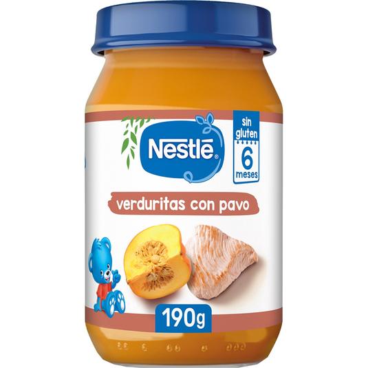Tarrito de verduritas con pavo sin gluten