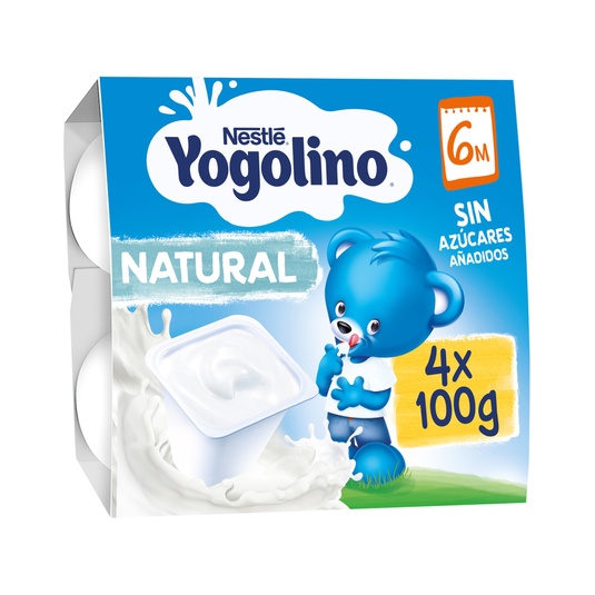 postre lácteo natural sin gluten y sin azúcares añadidos