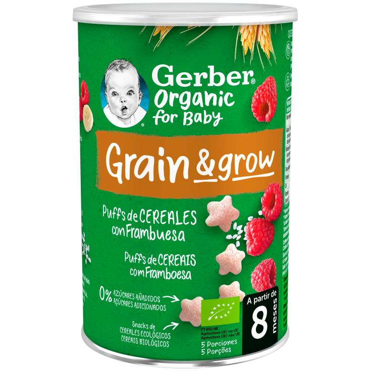 Snacks de cereales con frambuesa Gerber - 35g