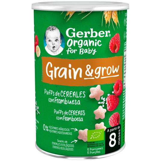 Snacks de cereales con frambuesa Gerber - 35g