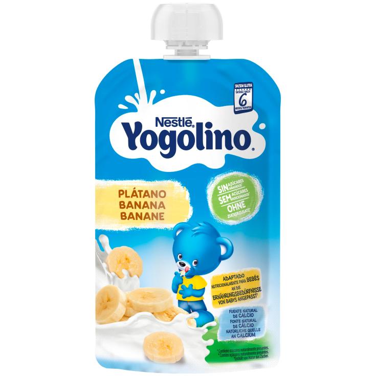 Pouche Plátano sin azúcar Yogolino - 100g