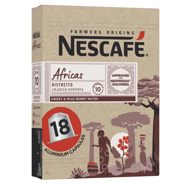 Café cápsulas África - Farmers Origins - 18 uds