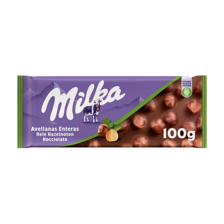 Chcolate con leche y avellanas 100g