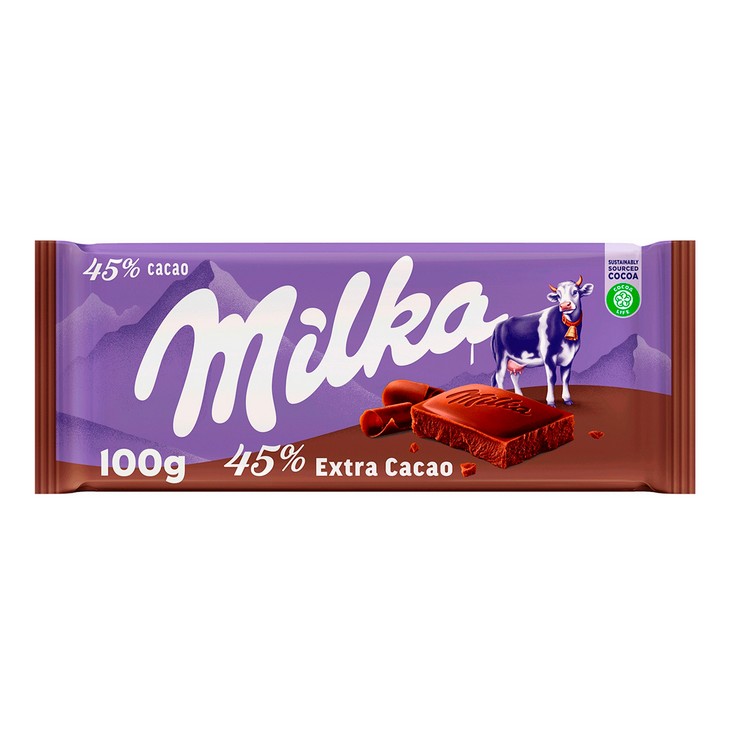 Chocolate con leche 45% cacao 100g