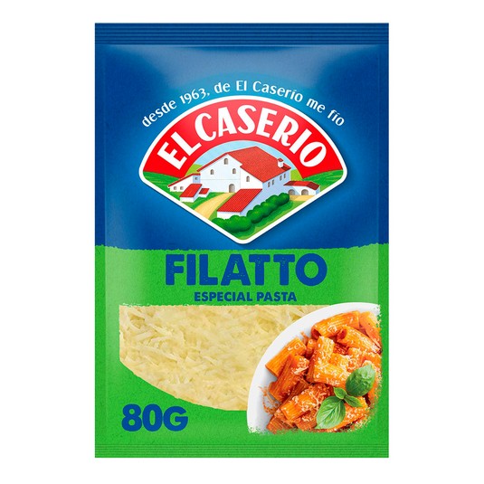 Queso rallado Filatto especial pasta - El Caserío - 80g