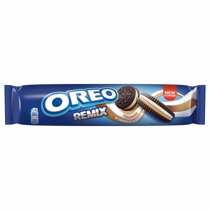Galletas rellenas de caramelo y vainilla Remix - 157g