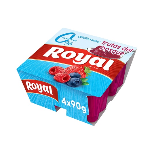 Gelatina 0% Azúcares Añadidos sabor Frutas Del Bosque
