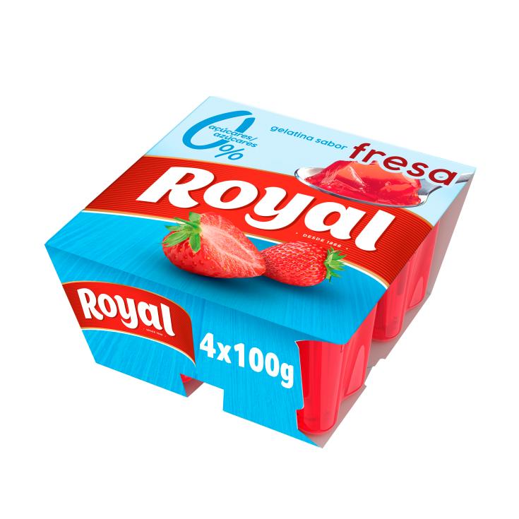 Gelatina de Fresa Light 4x100g