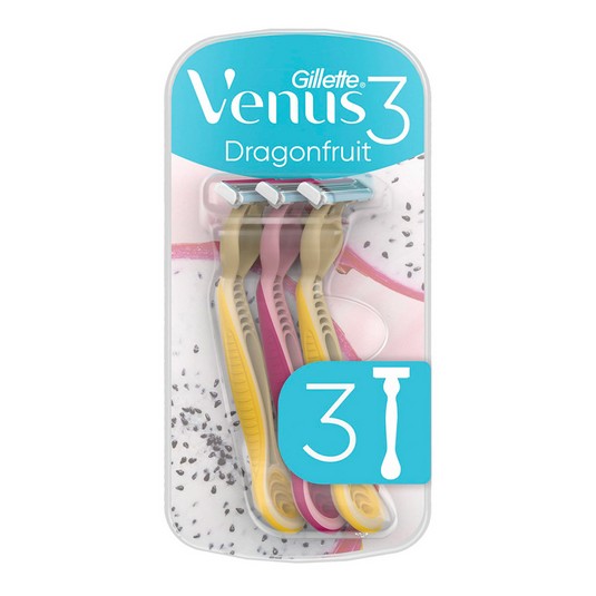 Maquinilla depilatoria desechable Dragonfruit Venus - 3 uds