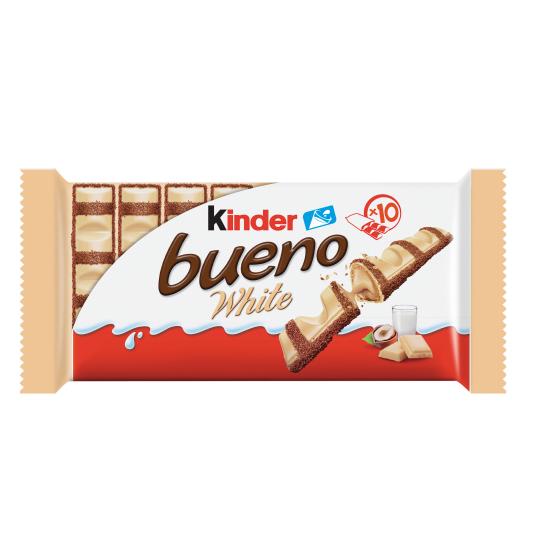 Barritas de chocolate blanco y avellanas - Kinder - 312g