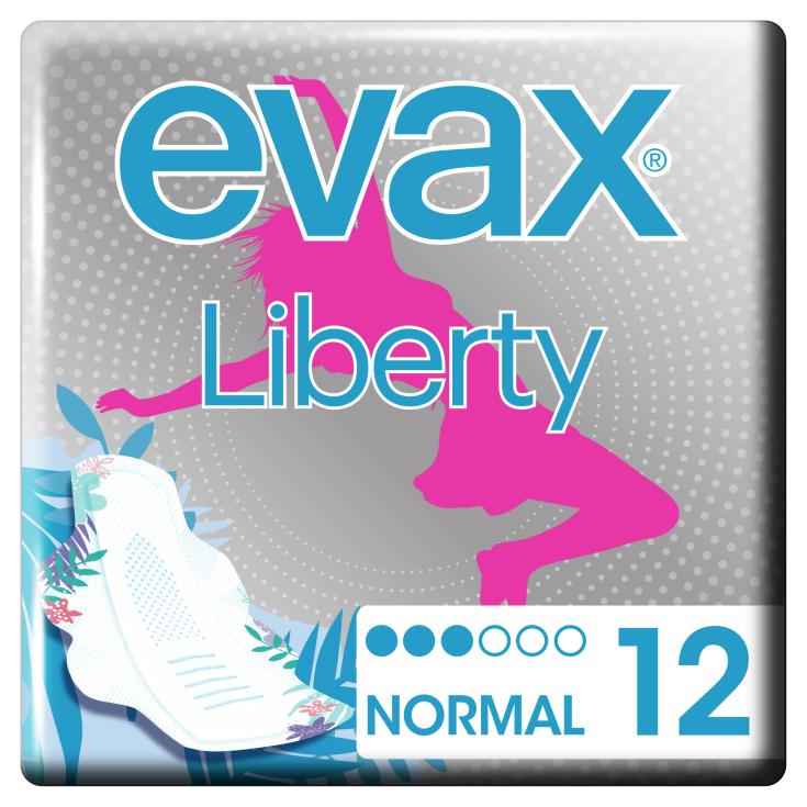 Compresas Liberty Alas Normal 12 - Evax - 12 uds