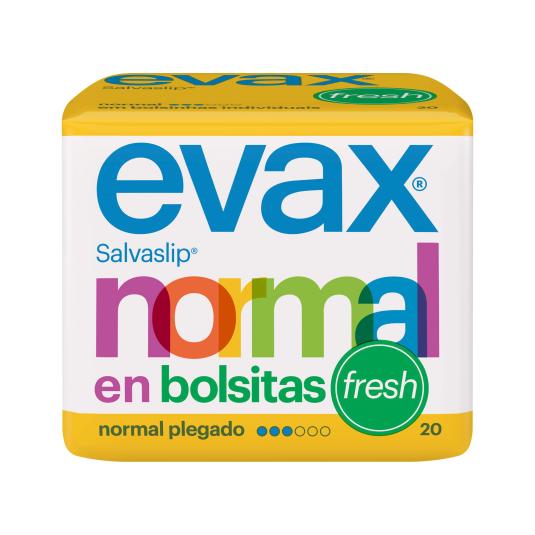 Salvaslips Normal Fresh - Evax - 20 uds